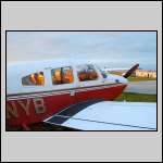 PA28B ready for going in to hangar 7 